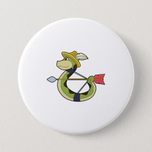 Snake as Archer with Bow & Arrow Button
