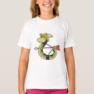 Snake as Archer with Bow & Arrow T-Shirt