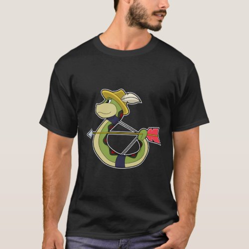 Snake as Archer with Bow  Arrow T_Shirt