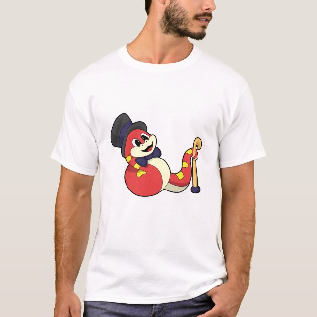 Snake as Groom with Hat T-Shirt (Front)
