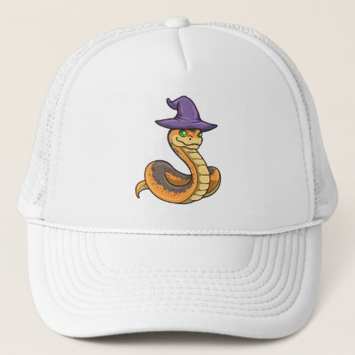 Snake as Witch with Hat