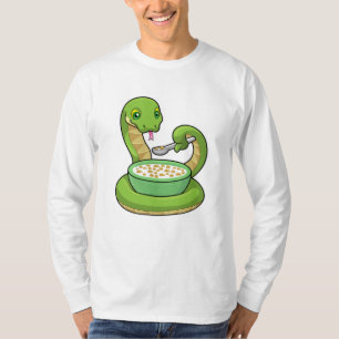 Snake at Eating with Muesli T-Shirt