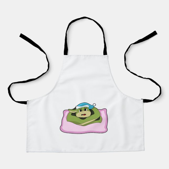 Snake at Sleeping with Nightcap Apron (Front)