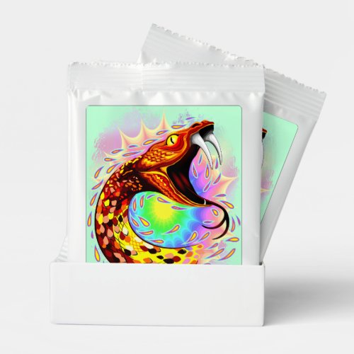 Snake Attack Psychedelic Surreal Art Margarita Drink Mix