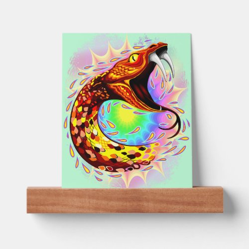 Snake Attack Psychedelic Surreal Art Picture Ledge