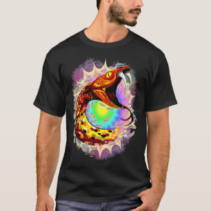 Snake Attack Psychedelic Surreal Art T-Shirt