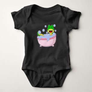 Snake Bathe Bathtube Baby Bodysuit