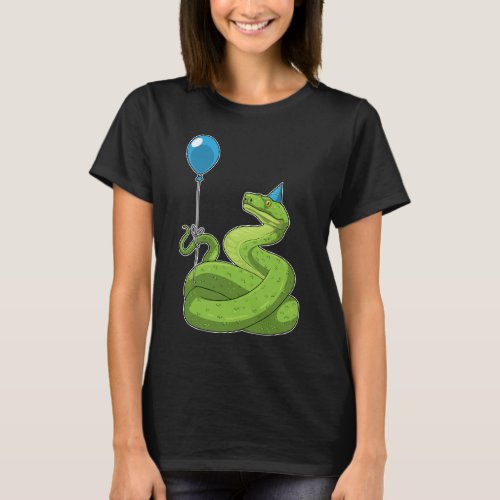 Snake Birthday Balloon T_Shirt