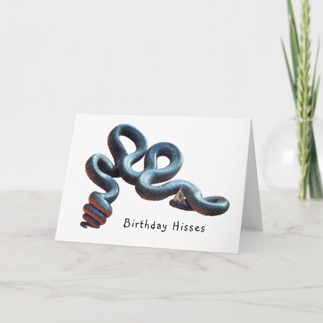 Snake Birthday Card (Front)