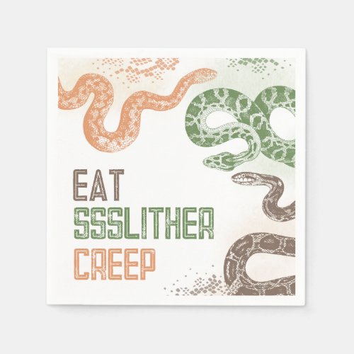 Snake Birthday Party Napkins