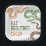 Snake Birthday Party Plates<br><div class="desc">Snake Birthday Party Plates.
Ready to be personalized by you!</div>