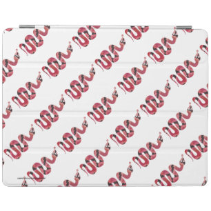 Snake Black and Red Silhouettes iPad Smart Cover