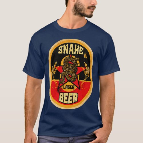 Snake Brewed Beer T_Shirt