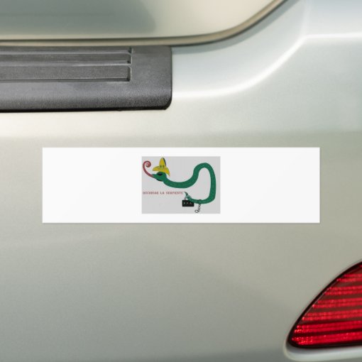 Snake Bumper Sticker | Zazzle