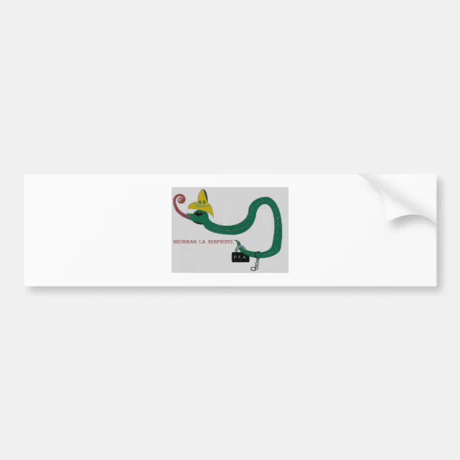 Snake Bumper Sticker | Zazzle