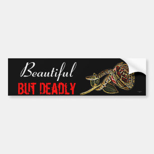 Snake bumper sticker python