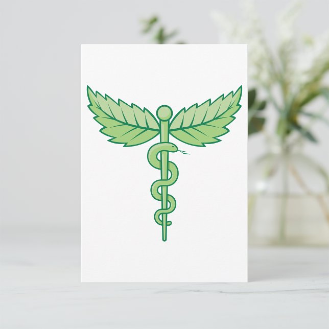 Snake Caduceus Invitations (Creator Uploaded)