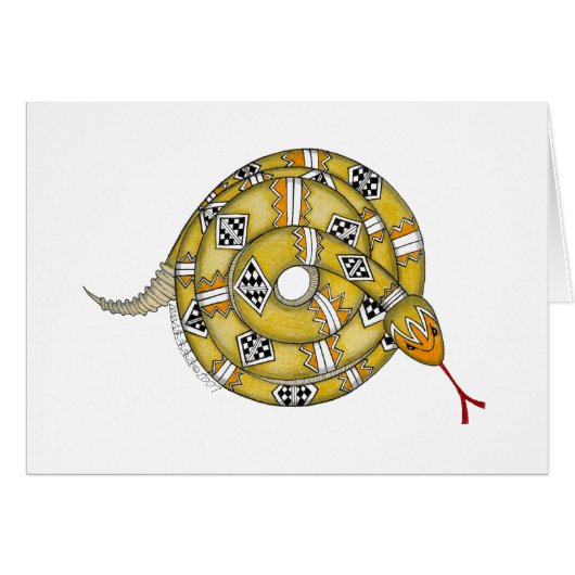 Snake Card (Front Horizontal)