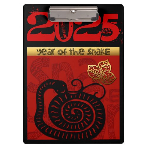 Snake Chinese custom New Year Zodiac Birthday ClB Clipboard