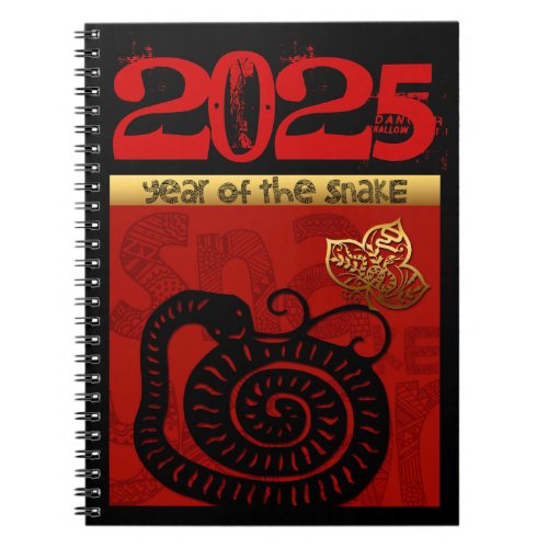 Snake Chinese custom New Year Zodiac Birthday N Notebook