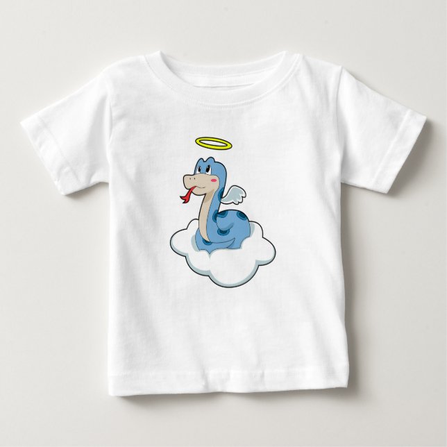 Snake Cloud Angel Baby T-Shirt (Front)