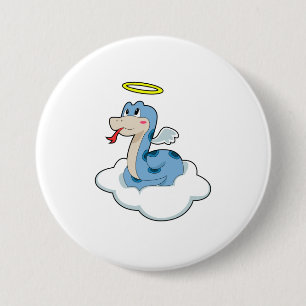 Snake Cloud Angel Button