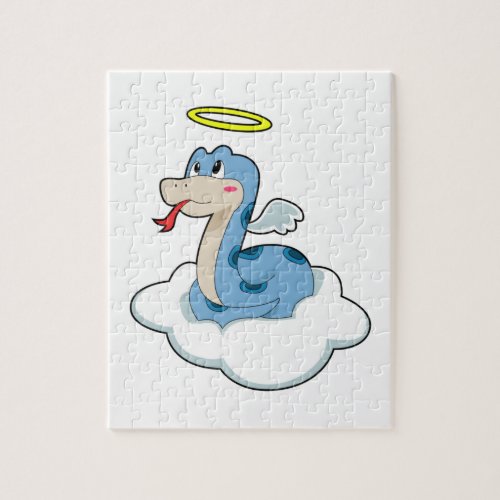 Snake Cloud Angel Jigsaw Puzzle