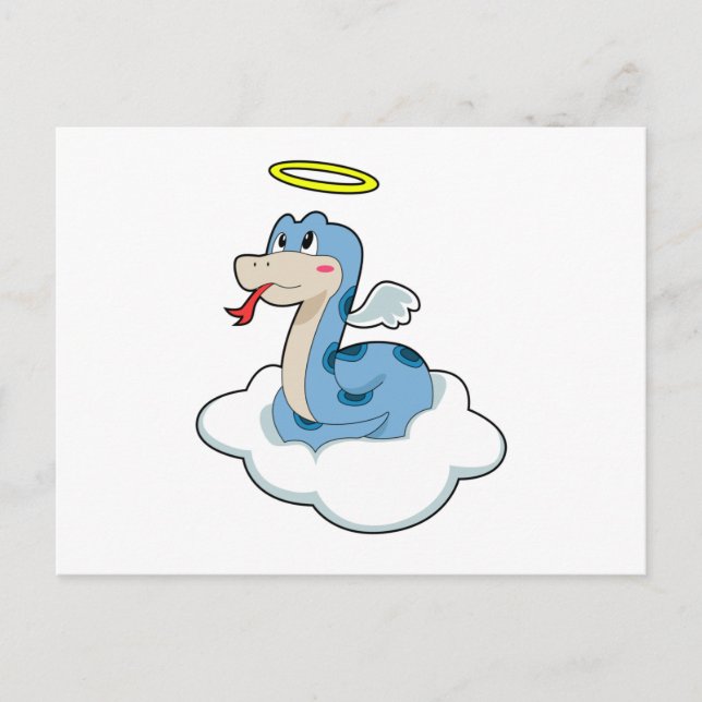 Snake Cloud Angel Postcard (Front)