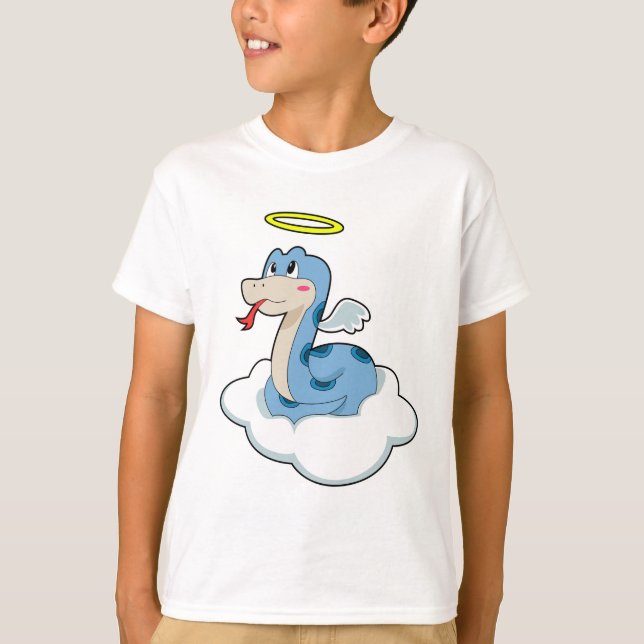 Snake Cloud Angel T-Shirt (Front)