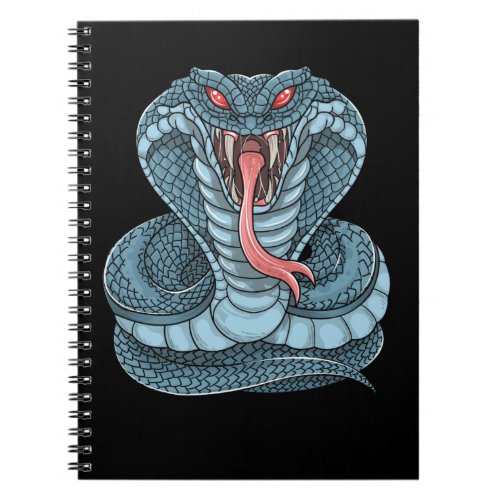 Snake Cobra Dangerous Reptile Notebook