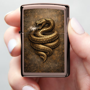 Snake Coil of the Bronze Venom Ascendancy Zippo Lighter