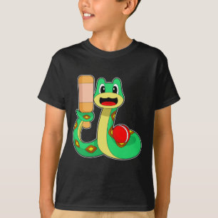 Snake Cricket Cricket bat T-Shirt