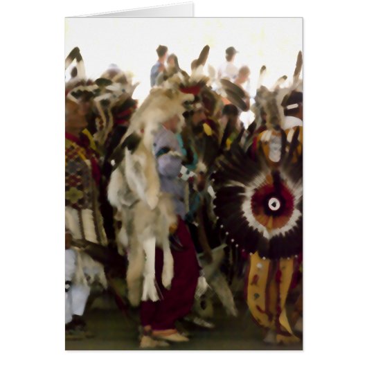 Snake Dance at Pow Wow Cards (Front)
