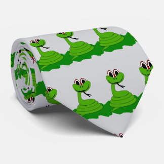 Snake Design Neck Tie