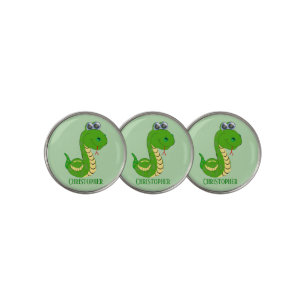 Snake Design Personalised Any Colour Background Golf Ball Marker