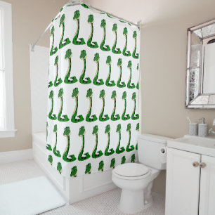 Snake Design Shower Curtain