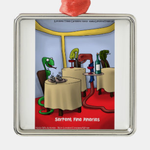 Snake Dineries Funny Christmas Ornaments