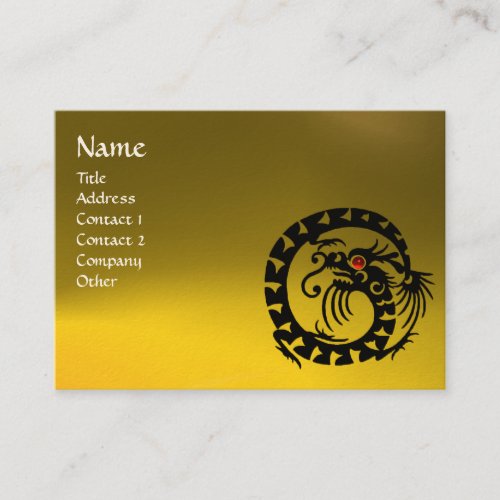 SNAKE DRAGON TOPAZ  purple white red yellow Business Card