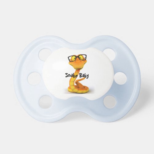 Snake Dude  Cute Chinese Zodiac Sign Pacifier