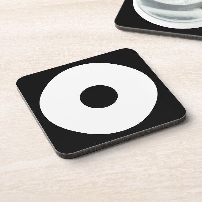 Snake eye beverage coaster (Left Side)