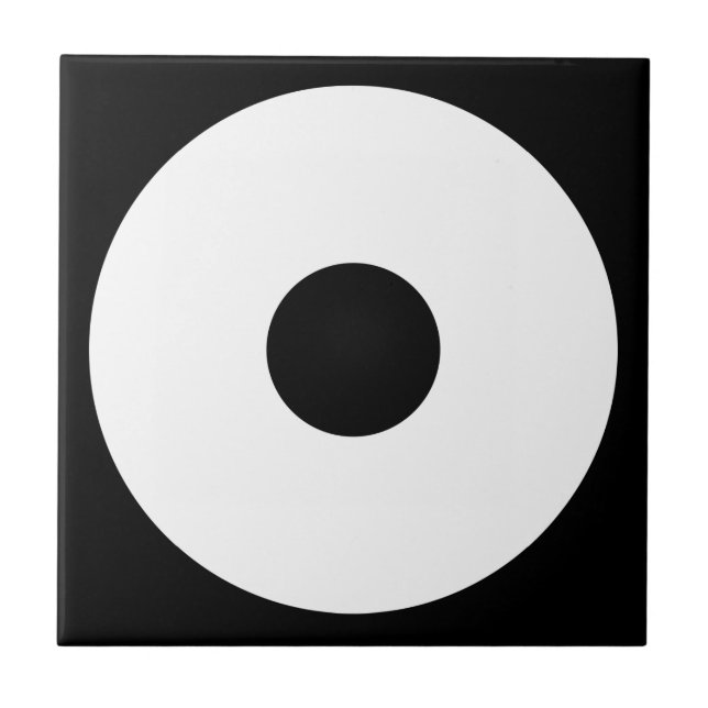 Snake eye ceramic tile (Front)