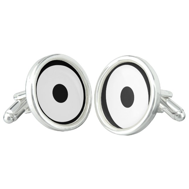 Snake eye cufflinks (Angled)