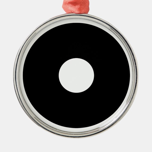 Snake eye metal ornament (Front)