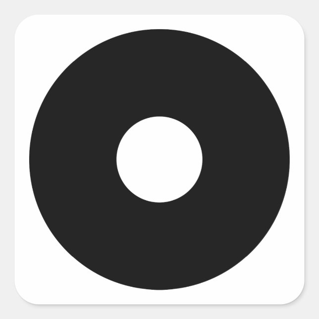 Snake eye square sticker (Front)