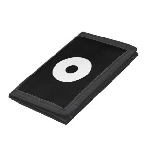 Snake eye tri-fold wallet