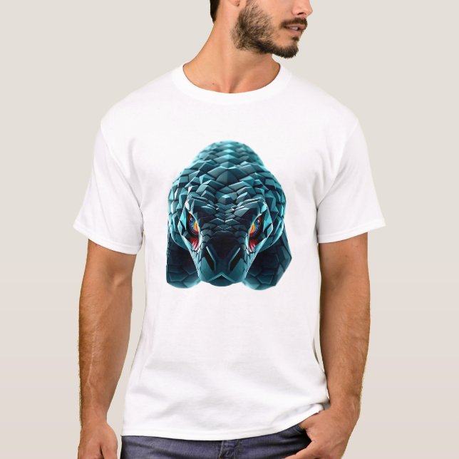 Snake Face Floats Freely T-Shirt (Front)
