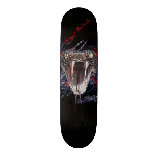 Snake Fangs Skateboard Deck