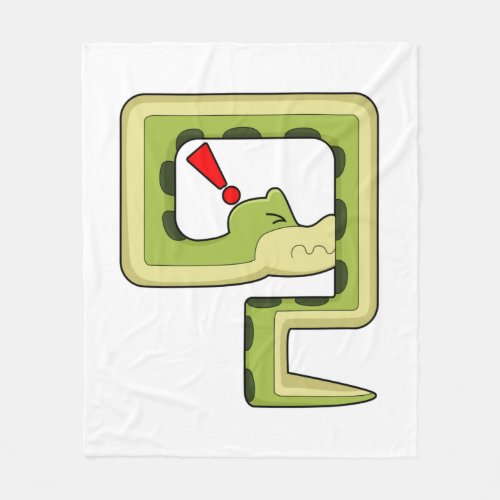 Snake Game Fleece Blanket