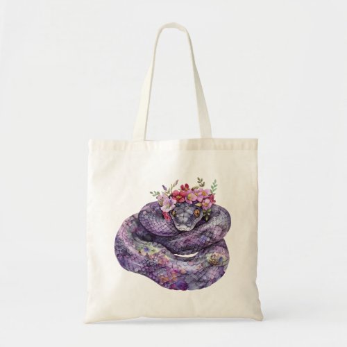 Snake Gate Floral Garden Tote Bag