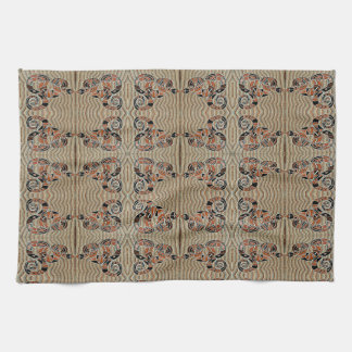 Snake Geometric Pattern Kitchen Towel